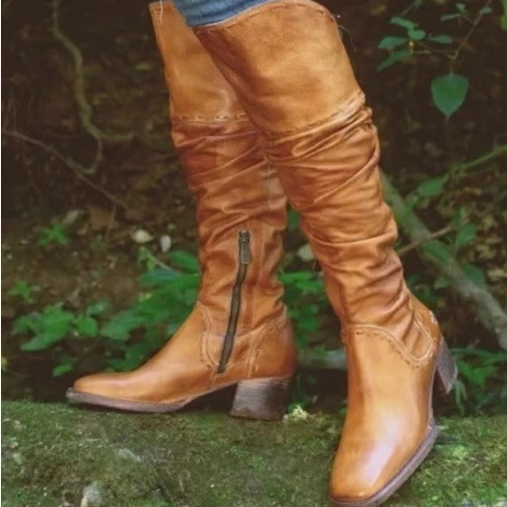 Bed Stu NWT Leilani Pecan Rustic Boots